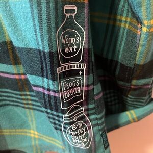 RSVLTS Nightmare Before Christmas XS flannel shirt